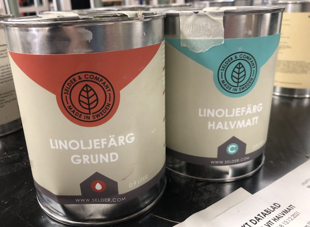 Måla med Selders linoljefärg
