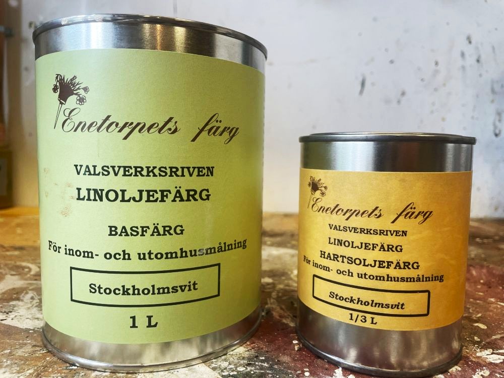 Måla med Enetorpet linoljefärg