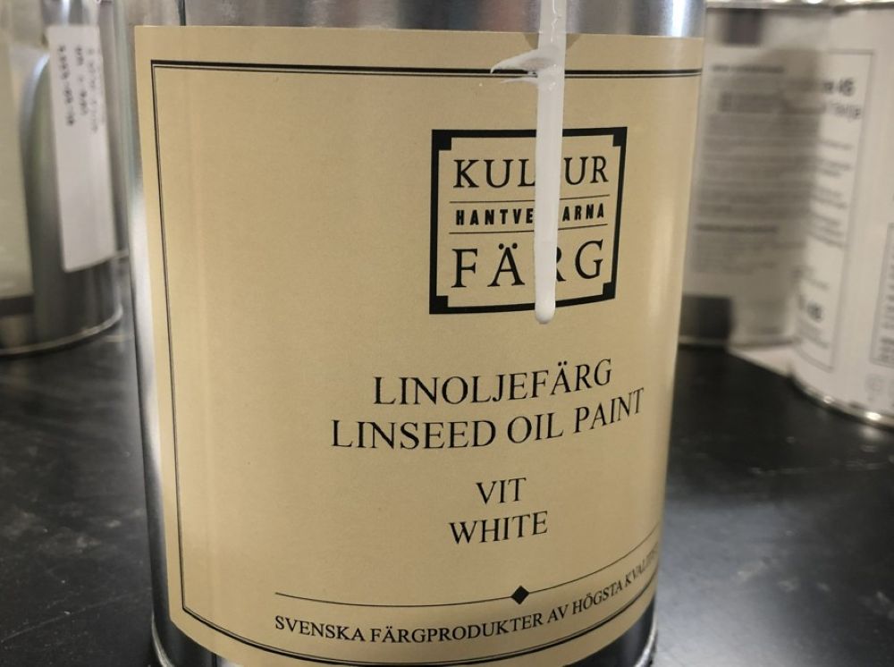 Måla med Kulturhantverkarnas linoljefärg